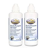Clear Conscience Contact Lens Solution, Contact Solution & Saline Solution for Complete Eye Solution - Multipurpose Solution for Contact Lenses with Cruelty Free Instruction Guide 12oz (Pack of 2)