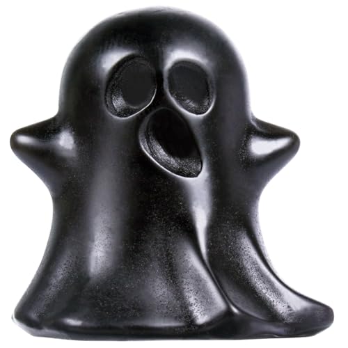 Ytbeoxk Obsidian Crystal Ghost Statue 1.6 Inch Hand Carved Natural