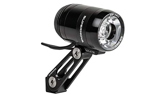 Supernova Unisex - Adult E3 Pro 2 Front Light, Black, Dynamo