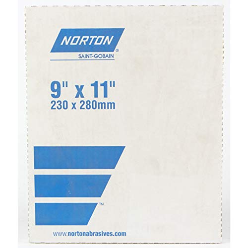 Norton 07660702624 320-grit 3X High Performance Bulk Sandpaper, 9