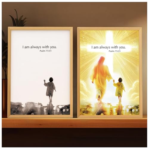 JSvsza 4D Jesus Kreuz Nachtlichter LED Jesus Nachttisch, Handcrafted Holy Spirit Lampe, Tools & Home Improvement Novelty Lighting Decor für Zimmer, Weihnachten, Geburtstag, Ostergeschenke