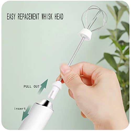 Electric Milk Frother- Hand Held Frother For Coffee,Usb Rechargeable 3 Speeds Regulation,Frother Handheld Mini Immersion Beater,Electric Whisk For Egg, Drink Mixer (Black) #TOP4