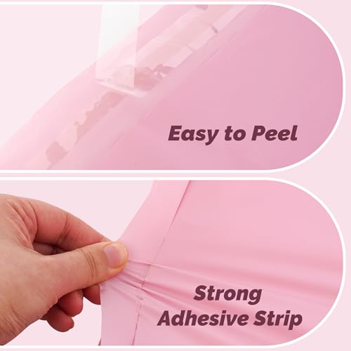 JENCENBIO Bio-Versandtaschen, 26x38cm, 50 Stück, kompostierbare Versandtasche für Kleidung und Textilien-Weiße