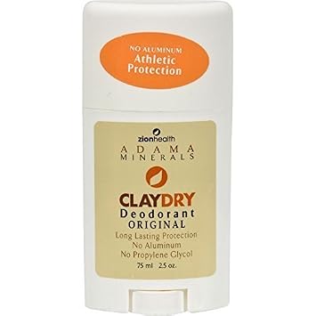 Zion Health Clay Deod Adama Solid 2.5 Oz