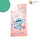 My sweety pop Strandtuch Stitch – Badetuch – Lilo und Stitch – Kinder – 70 x 140 cm – 100 % Polyester – Urlaub – Geschenkidee – Stitch – Rosa
