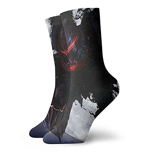 Fatezero Womens Printing Socks Outdoor Sports Short Sock 30 Cm Black
