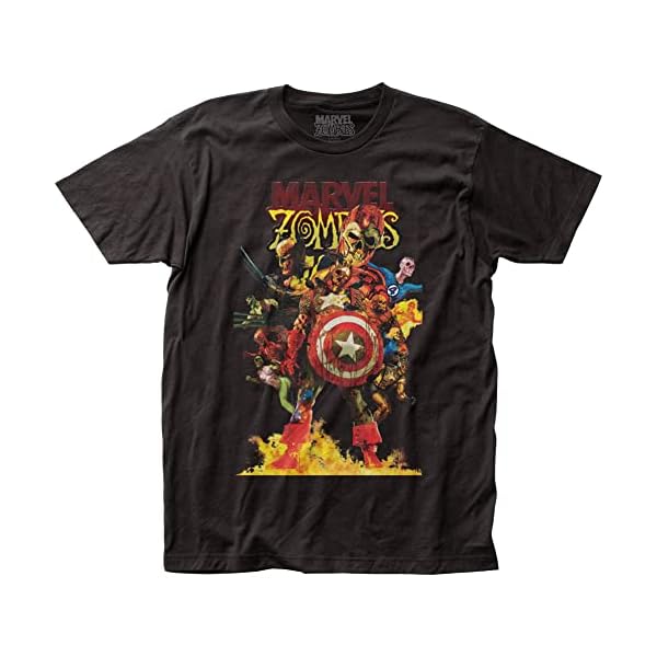 Marvel Zombies - Mens Zombie Heroes Fitted Jersey T-Shirt