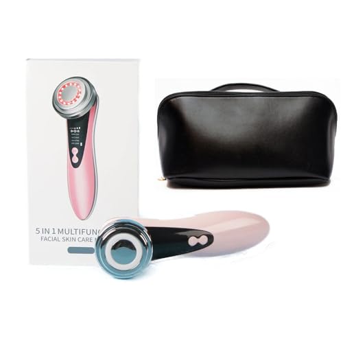 KORAL - Masajeador Facial Antiarrugas con Neceser y Microcorrientes Facial para el Cuidado de tú Piel - Rejuvenece tu Piel con Microcorriente EMS - Alta Frecuencia Facial