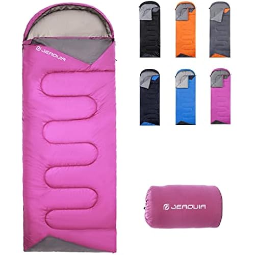 Sleeping Bags for Adults Backpacking Lightweight Waterproof- Cold Weather Sleeping Bag for Girls Boys Mens for Warm Camping Hiking Outdoor Travel Hunting with Compression Bags