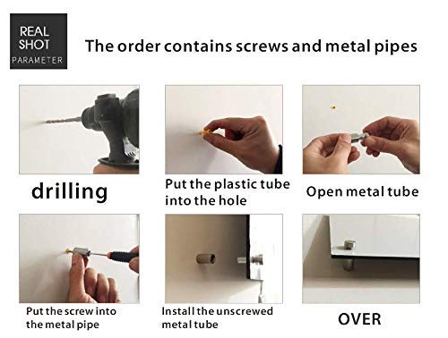 Cq Acrylic 8.5X11 Clear Acrylic Wall Mount Floating Picture Frame A4 Letter Size Photo For Document Certificate Sign Display -Double Panel #TOP3