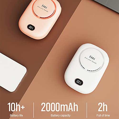 Ventilateur de cou portable USB mini ventilateur de taille blanc - 5