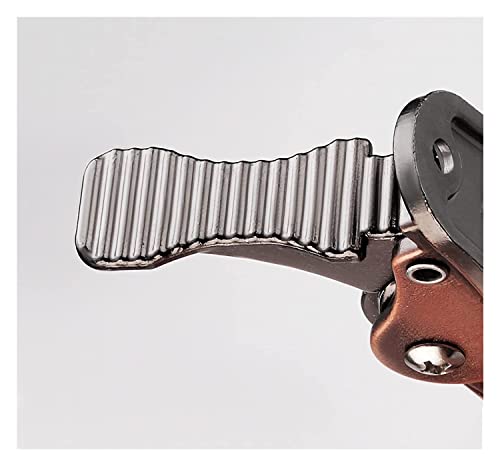 Butée de porte à pied unique en acier robuste avec embout - 7