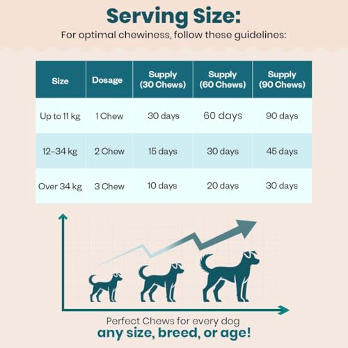 Image of 15-in-1 Multivitamin Soft Chew Supplements for Dogs | Daily Vitamins & Minerals for Immunity, Energy & Growth | Cold-Pressed, Vet Approved | Chicken Flavour | For All Breeds - 30 Soft Chews