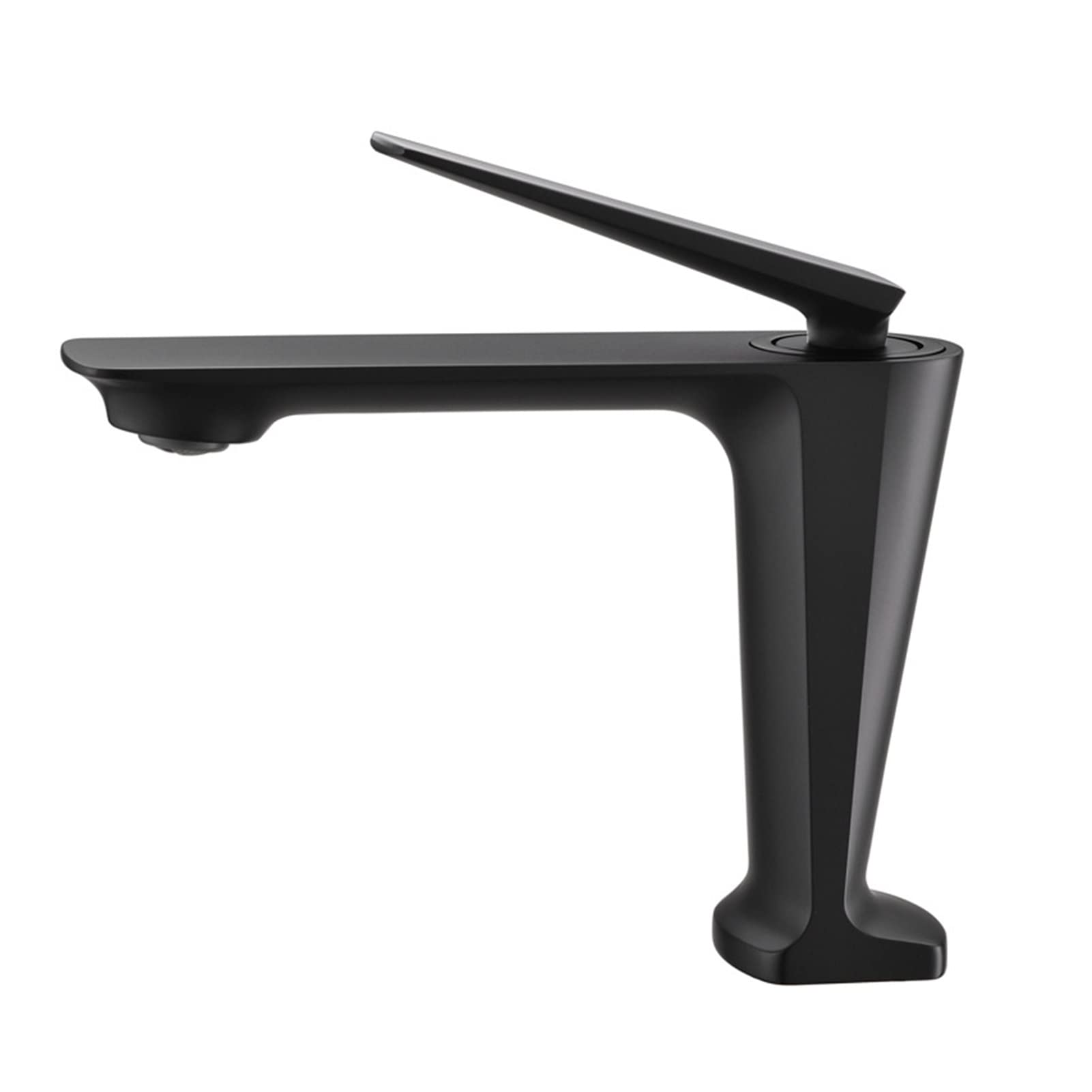 Mooilko Nero Basin Faucets Brushed Gold Bathroom Faucet Hot And Cold Rose Gold Sink Faucet Deck Mounted Toilet Black Mixer Water Tap Easy To Install(Nero)