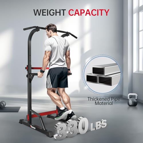 PASYOU Barra Dominadas en Casa Ajustable Para Hacer Dominadas Pull up bar De Dominadas, Barra Para Dominadas Suelo, Barras Paralelas Calistenia, Carga Máxima 150kg (MODELO: PU30) - Imagen 5