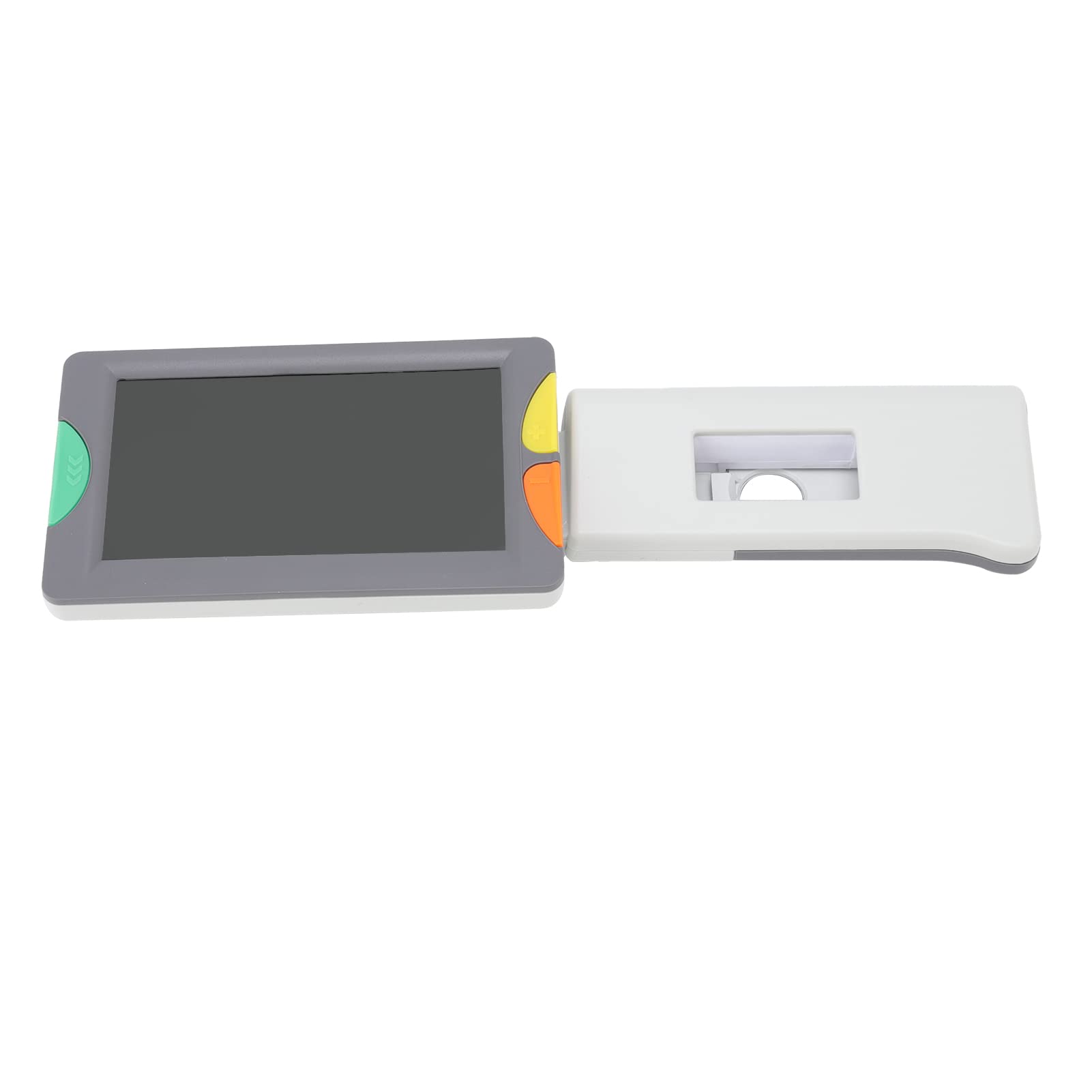 Cryfokt Lupa Digital Portátil, Pantalla LCD de 4,3 Pulgadas, Zoom de 2X a 32X, 26 Modos de Color, Enfoque Fijo, con Plegable y Luces LED Regulables, para Estudiantes de Edad Avanzada con (Enchufe de