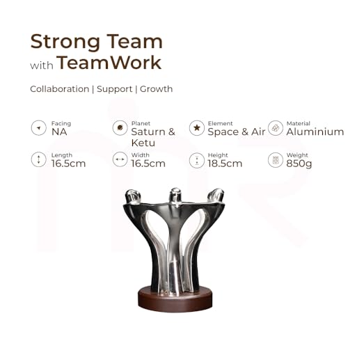 Image of MahaVastu Team Work Brass Showpiece | Showpiece for Home Decor & Vastu Remedy for Making Loyal Teams