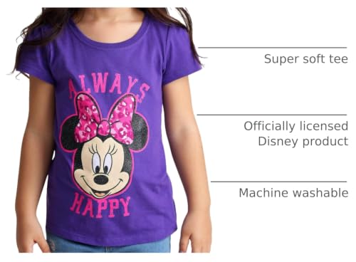 Image of Disney Girls' Minnie Mouse Short Sleeve T-Shirt