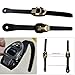 zaoalife 2 Set Replacement Inline Skate Strap,Snowboard Buckles Strap Skating Shoes Energy Strap Skate Strap Buckles Snowboard Binding Strap Parts Skiing Accessorie