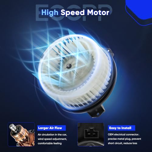 Image of ECCPP AC Heater Blower Motor fit for Honda 2006-2011 Civic /2006-2011 for Honda Civic Hybrid 2007 2008 2009 2010 HVAC Blower w /Fan Cage Assembly