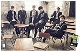 Trends International BTS - SKOOL LUV AFFAIR - Classroom Wall Poster with Push Pins, 22.37' x 34.00', Poster & Push Pin Bundle