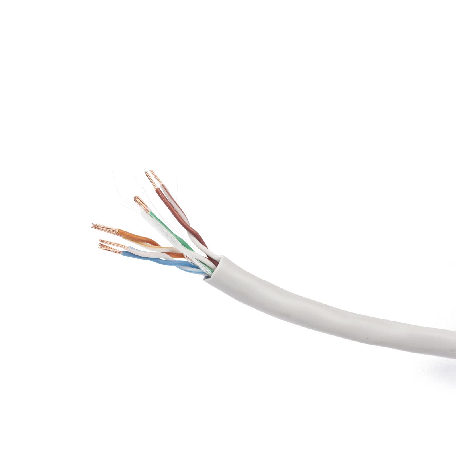 pace ava Cat5e UTP 4 Pair 24AWG 0.5mm CCA Indoor CCTV Networking Cable 305m -White