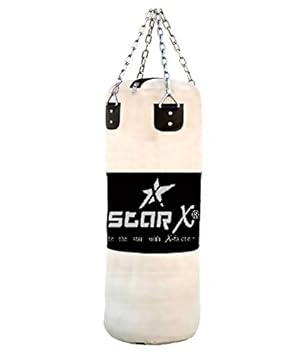 Starx Canvas CNVS Punching Bag, Adult Large, Off-White