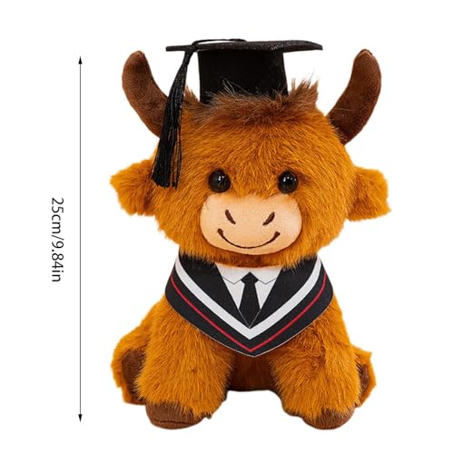 Peluche Vache de Remise des diplômes, cadeau idéal pour diplômés - 4
