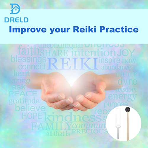 Tuning Fork, 528 Hz Tuning Fork With Silicone Hammer And Cleaning Cloth, Solfeggio Tuning Fork For Dna Repair Healing, Sound Healing, Sound Therapy, Vibration #TOP5