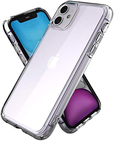 ZeroSkin Pantheon Clear iPhone 11 Case | Shockproof Protective Phone Cases | Hard Plastic PC Cover + Soft Silicone, Hybrid | Compatible with iPhone 11 6.1-inch 2019
