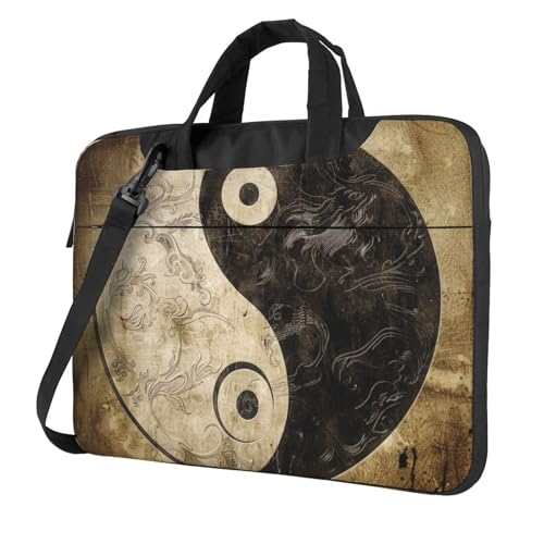 Sac pour ordinateur portable Yin Yang convertible en bandoulière