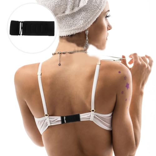 Strap Extender for Bra Women Strap Extension 5 Hook Adjustable Bras Band Extender Buckle Swimsuit Back Bras Strap Extender Comfortable Elastic Bra Extension 3.5 x 1.2 inch2