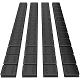 Sposuit Adhesive Stick on Wheel Weights 1/4oz, 0.25oz, Black(48pcs)