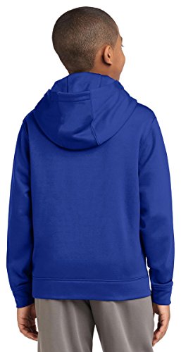 Sport Youth Wick Fleece Hooded Pullover>XL Lime Shock YST244