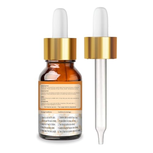 Image of Crysalis Myrtle (Myrtus) Oil |100% Pure & Natural Undiluted Essential Oil Organic Standard | It Is Perfect For Massage On Face | Aromatherapy Oil | 30ML With Dropper