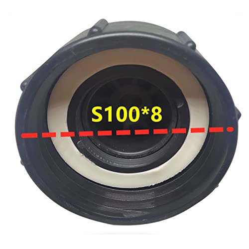 MACHSWON IBC Tank Adpater S100*8 Double Faucet IBC Tote Tank Water Storage Tank Drain Garden Hose Connector Taps Brass Tap Fitting Parts - Image 3