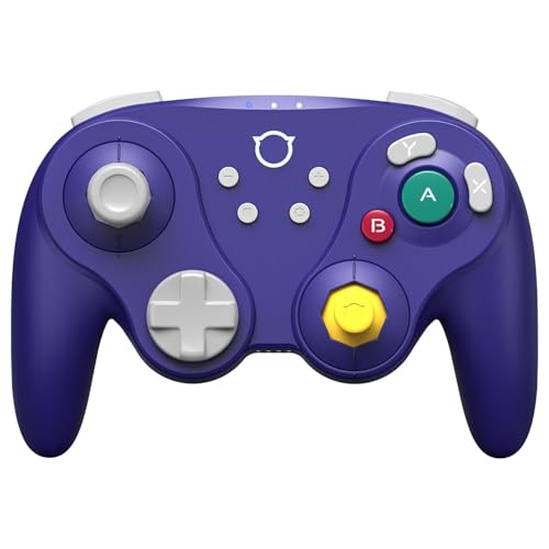 NYXI Warrior Lite Contrôleur sans fil GameCube Style pour Switch 2/PC/iOS/Android, Joystick/déclencheur à effet Hall, Contrôleur avec interrupteur micro-mécanique A/B/X/Y, Bouton mobile, Vibration