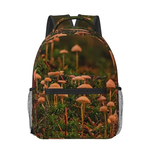 Sac à dos ordinateur champignon sauvage idéal comme bagage à main en avion