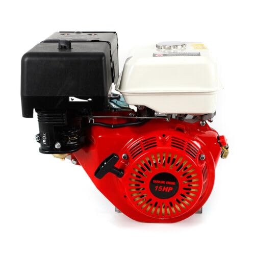 420CC 15PS Benzinmotor 4-Takt Standmotor Motor Industriemotor 1Zylinder Benzin OHV Einzylinder Schwerlastmotor LuftküHlung Gasbetriebener Tragbarer Stromerzeuger-9700 Watt Home Back Up Rot 420CC 15PS Benzinmotor 4-Takt Standmotor Motor Industriemotor 1Zylinder Benzin OHV Einzylinder Schwerlastmotor LuftküHlung Gasbetriebener Tragbarer Stromerzeuger-9700 Watt Home Back Up Rot