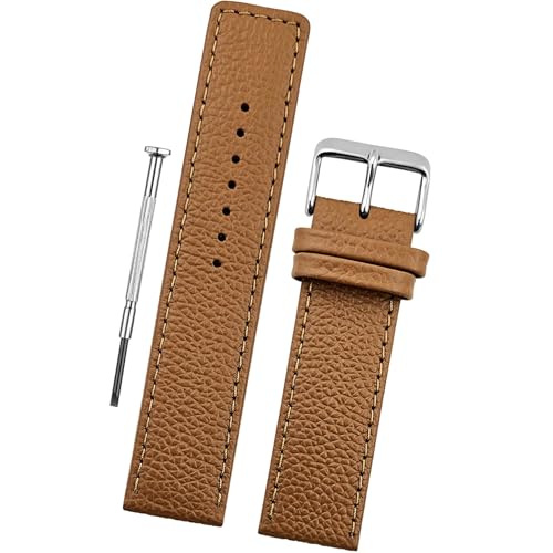 Image of DBLACK ''ZOLO'' Premium Leather Watch Strap, Pebble Pattern Design Watch Belt / / For 20mm, 22mm, or 24mm Boxy Finish Watch Band (Choose Your Size & Color)