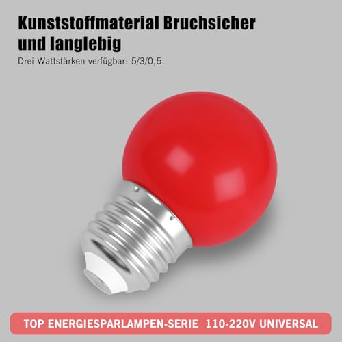 eTone Darkroom Safe Light, rote LED-Schreibtischlampe mit Clip, 360 Grad einstellbar, geeignet für die Verarbeitung von S/W-Film und S/W-Druckpapier (0.5W)
