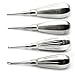Winged Dental Elevator Set of 4 with Straight Tip Having Short Handle