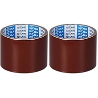 Amazon | ニトムズ プロセルフ 識別用アルミテープ 暗赤 50mm×2m J3771