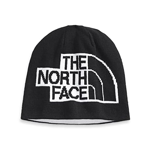 The North Face Highline Beanie för män, Tnf svart/Tnf vit, en storlek