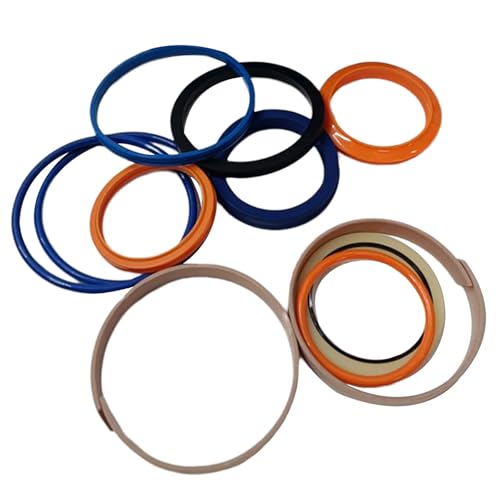 Image of FridayParts Universal Hydraulic Cylinder Seal Kit 60 * 100MM Ram 991 /20023 99120023 Compatible for JCB Backhoe Loader 4CX 3CX 3X 1400B 1550B 1600B 1700B Replacement