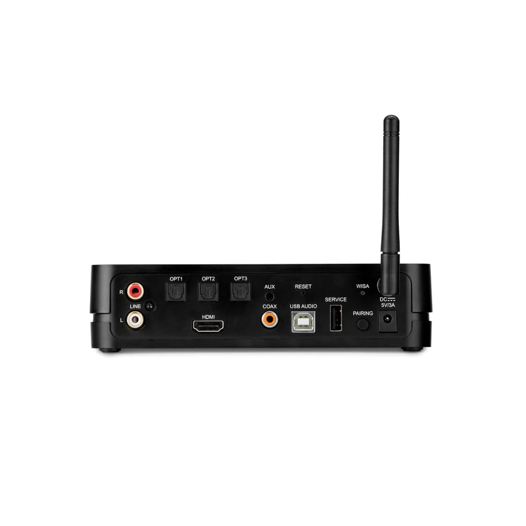 Triangle - Diffusori Connessi CAPELLA - Libreria Senza Fili 2 x 100W - Wi-Fi & Bluetooth - Airplay - TV Arc e Ottico – Made in France - 200 x 380 x 315 mm – Stella Nera (Coppia)