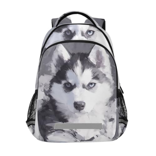 Cartable noir chien cool pour enfant et ado voyage