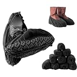 Premium Disposable Boot & Shoe Covers Booties | 50 Pack | Durable, Non-Slip,...