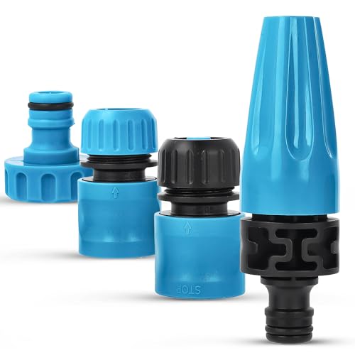 50 Meter Gartenschlauch mit Schlauchaufroller und Zubehör für den Garten – Bild 4