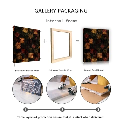 Toile géométrique rustique pour moderniser la décoration de votre bureau - 7